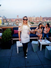 Load image into Gallery viewer, ELEGANT WHITE BOHO LACE RUFFLED TOP MID-THIGH DRESS
