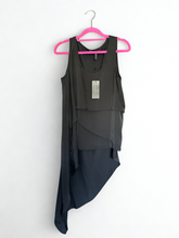 Load image into Gallery viewer, NEW - BCBG MAXAZRIA LONG SILK BLACK TOP
